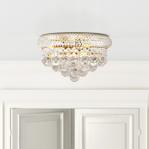 Gold Flush Mount Lighting You'll Love | Wayfair